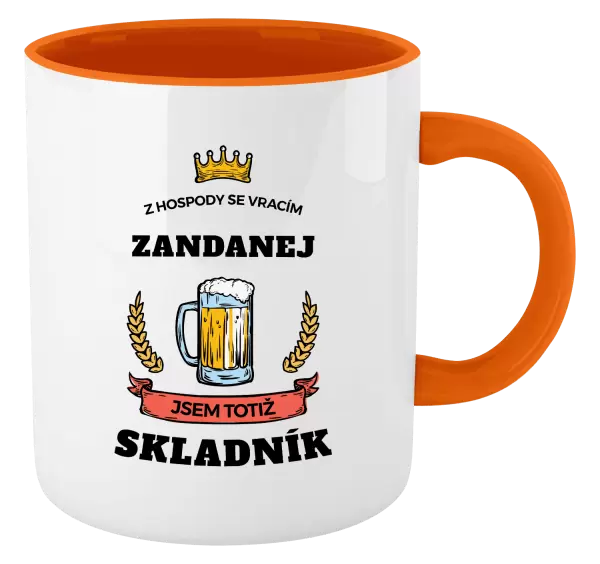 Hrnek Z hospody se vracím - Skladník