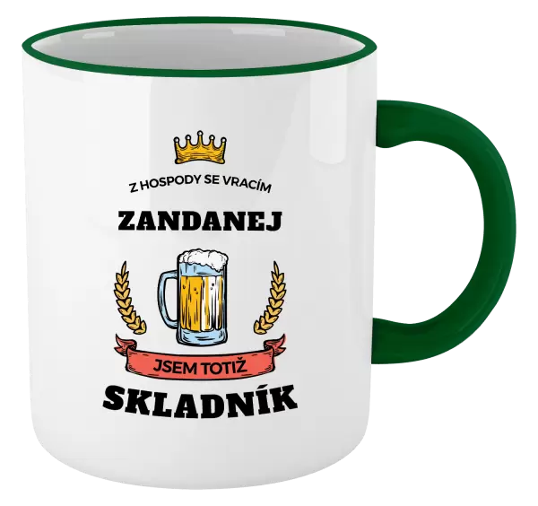 Hrnek Z hospody se vracím - Skladník