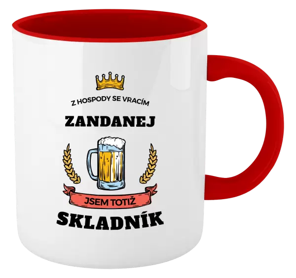 Hrnek Z hospody se vracím - Skladník