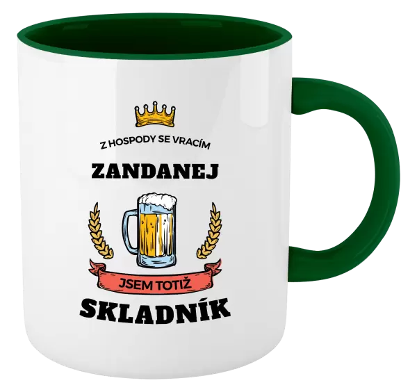 Hrnek Z hospody se vracím - Skladník