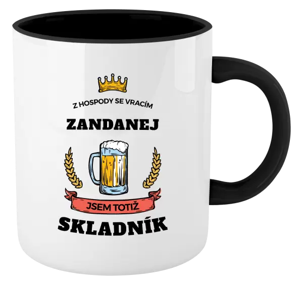 Hrnek Z hospody se vracím - Skladník