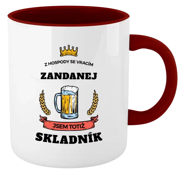 Hrnek Z hospody se vracím - Skladník