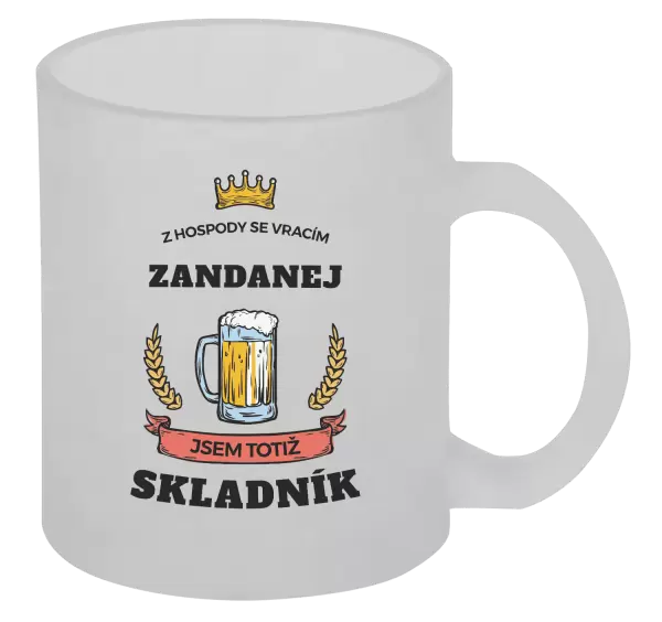 Hrnek Z hospody se vracím - Skladník