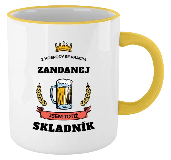 Hrnek Z hospody se vracím - Skladník