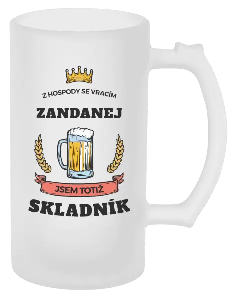 Půllitr Z hospody se vracím - Skladník