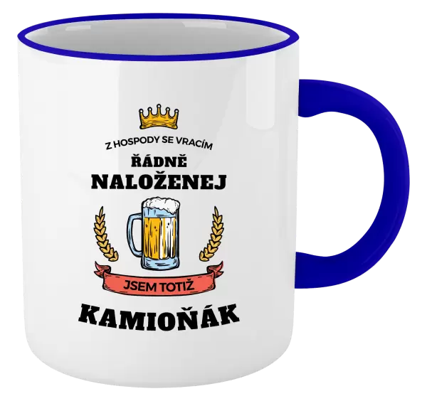 Hrnek Z hospody se vracím - Kamioňák