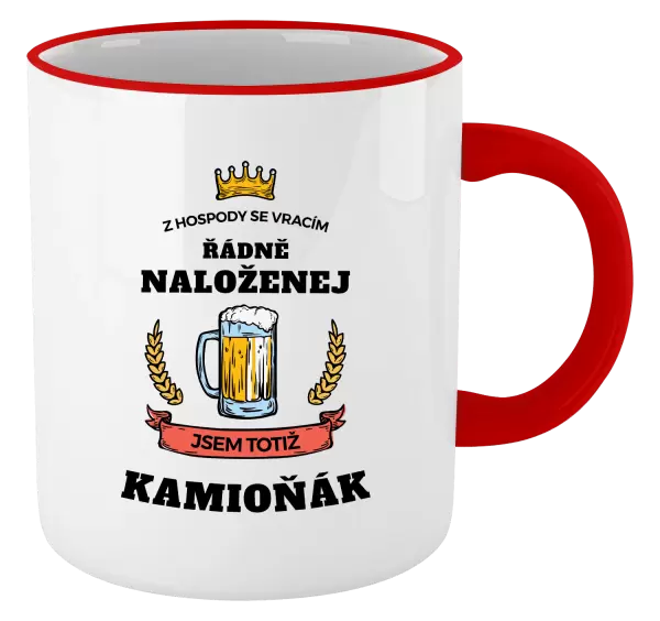 Hrnek Z hospody se vracím - Kamioňák