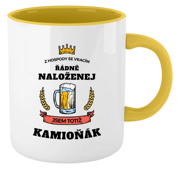 Hrnek Z hospody se vracím - Kamioňák