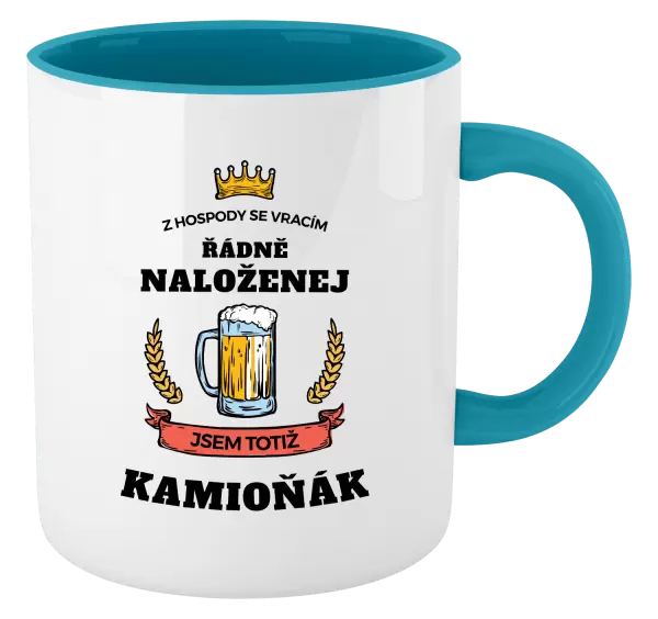 Hrnek Z hospody se vracím - Kamioňák