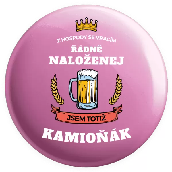 Placka Z hospody se vracím - Kamioňák
