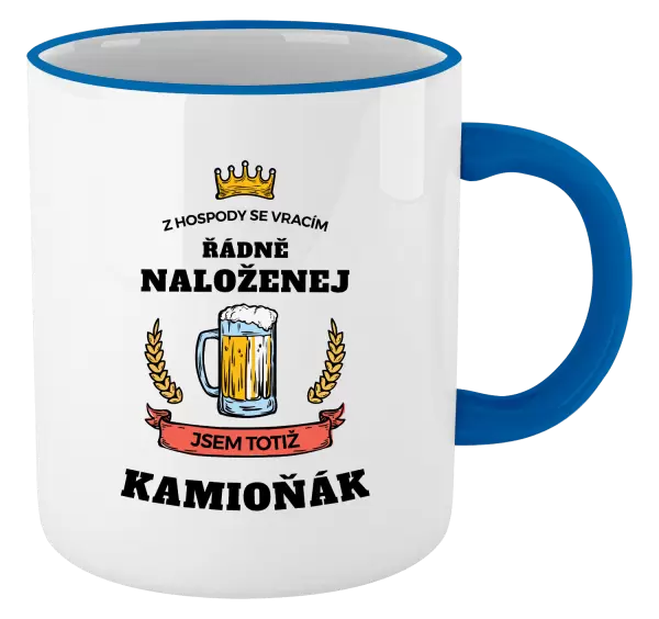Hrnek Z hospody se vracím - Kamioňák