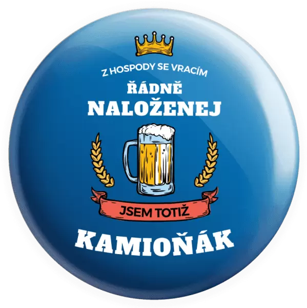 Placka Z hospody se vracím - Kamioňák