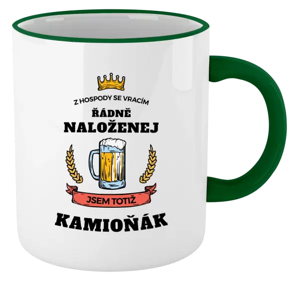 Hrnek Z hospody se vracím - Kamioňák