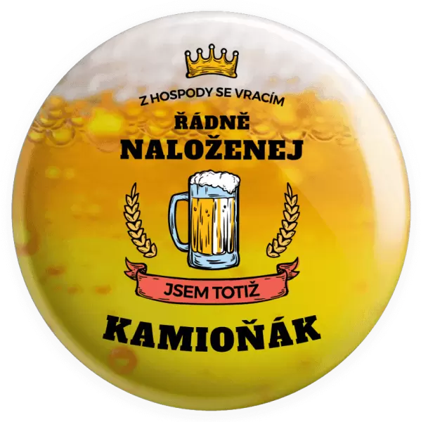 Placka Z hospody se vracím - Kamioňák