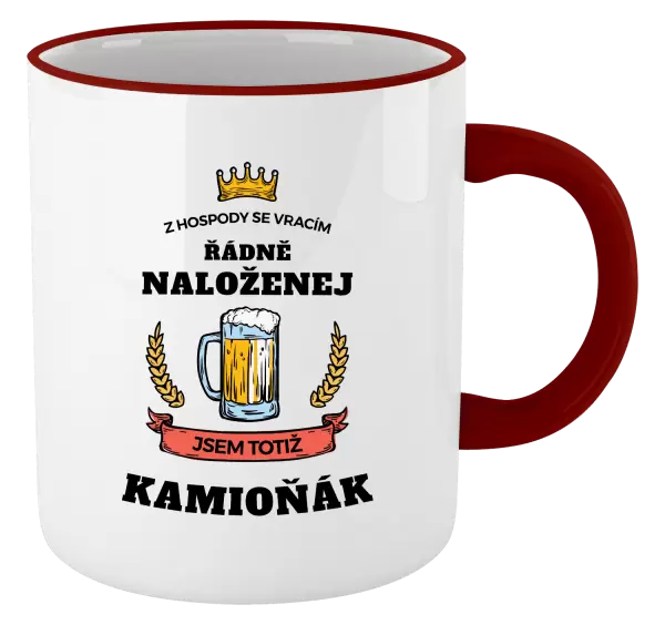 Hrnek Z hospody se vracím - Kamioňák