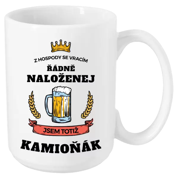 Hrnek Z hospody se vracím - Kamioňák