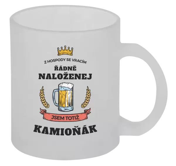 Hrnek Z hospody se vracím - Kamioňák