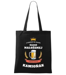 Látková taška Z hospody se vracím - Kamioňák