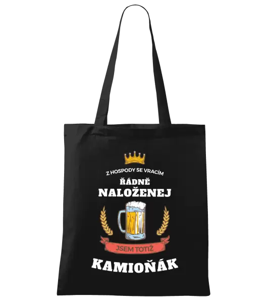 Látková taška Z hospody se vracím - Kamioňák