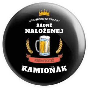 Placka Z hospody se vracím - Kamioňák