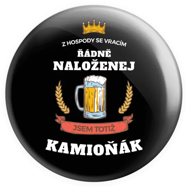 Placka Z hospody se vracím - Kamioňák