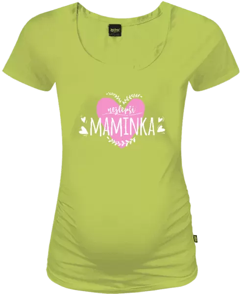 Těhotenské tričko Nejlepší maminka