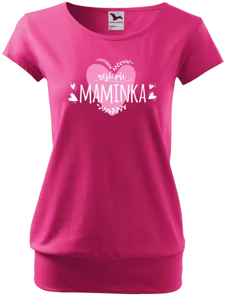 Těhotenské tričko Nejlepší maminka