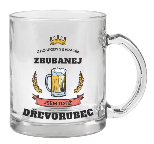Hrnek Z hospody se vracím - Dřevorubec