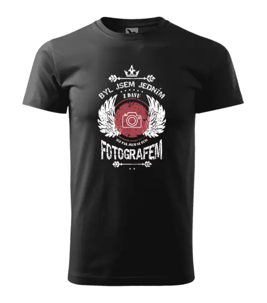 Pánské tričko Byl jsem jedním z davu, ale pak jsem se stal fotografem
