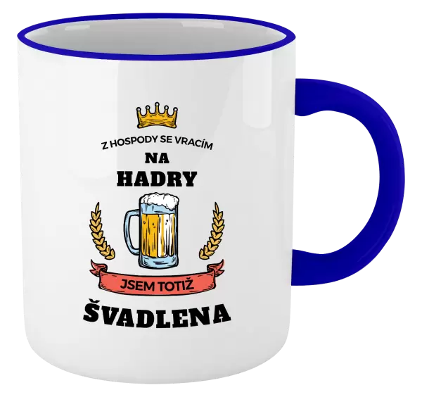 Hrnek Z hospody se vracím - Švadlena