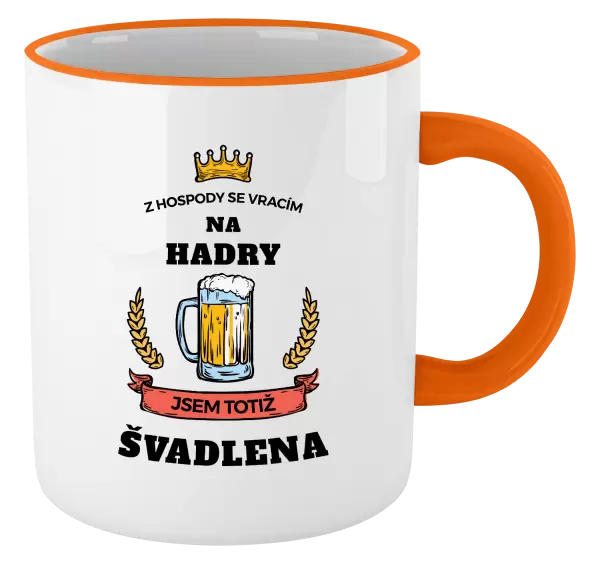 Hrnek Z hospody se vracím - Švadlena