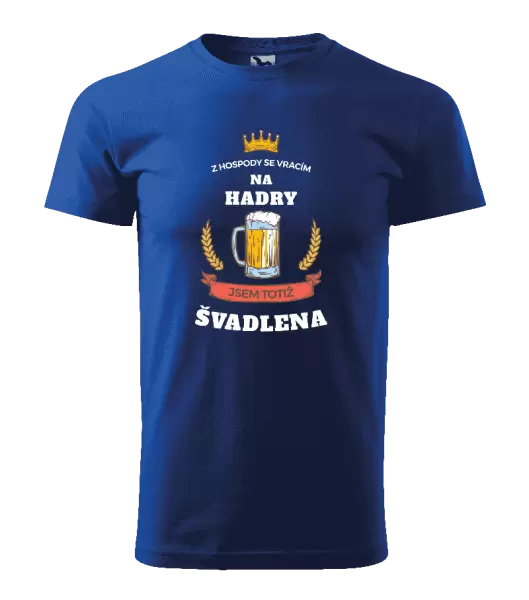 Pánské tričko Z hospody se vracím - Švadlena