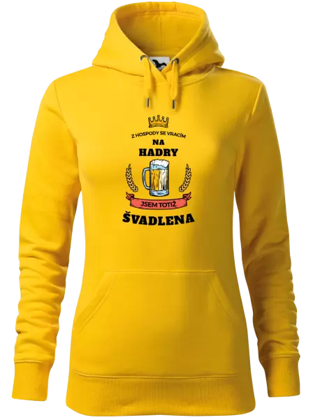 Dámská mikina Z hospody se vracím - Švadlena