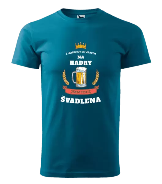 Pánské tričko Z hospody se vracím - Švadlena