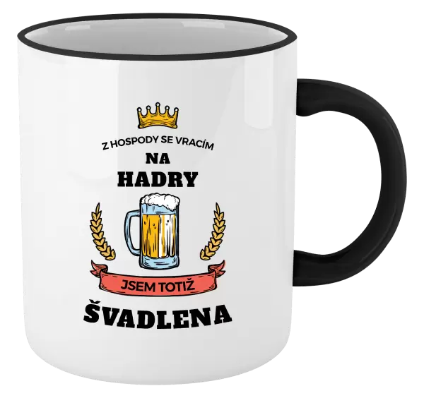 Hrnek Z hospody se vracím - Švadlena