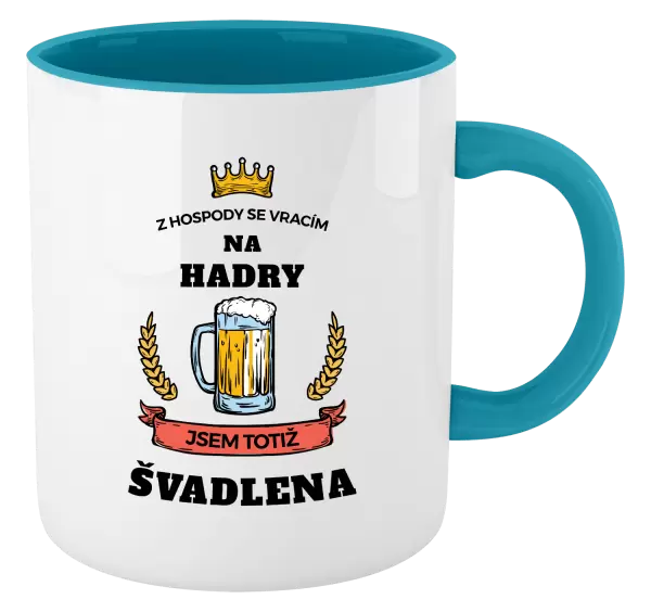 Hrnek Z hospody se vracím - Švadlena