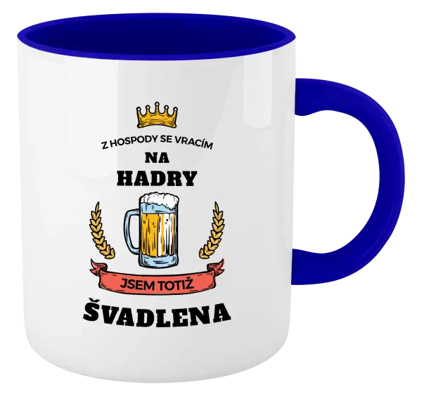 Hrnek Z hospody se vracím - Švadlena