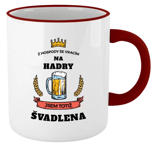 Hrnek Z hospody se vracím - Švadlena