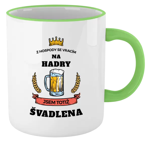 Hrnek Z hospody se vracím - Švadlena