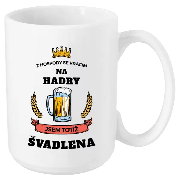 Hrnek Z hospody se vracím - Švadlena