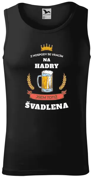 Pánské tílko Z hospody se vracím - Švadlena