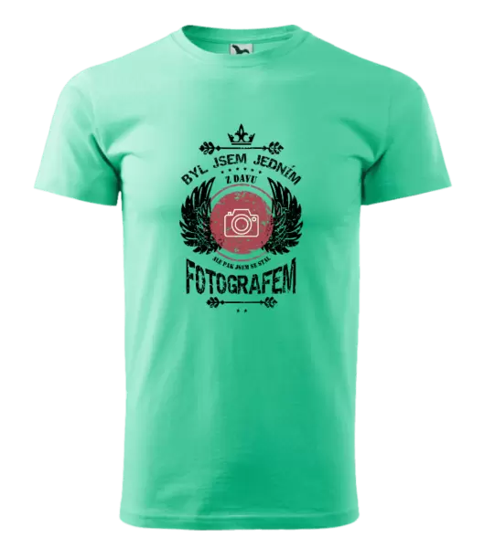 Pánské tričko Byl jsem jedním z davu, ale pak jsem se stal fotografem