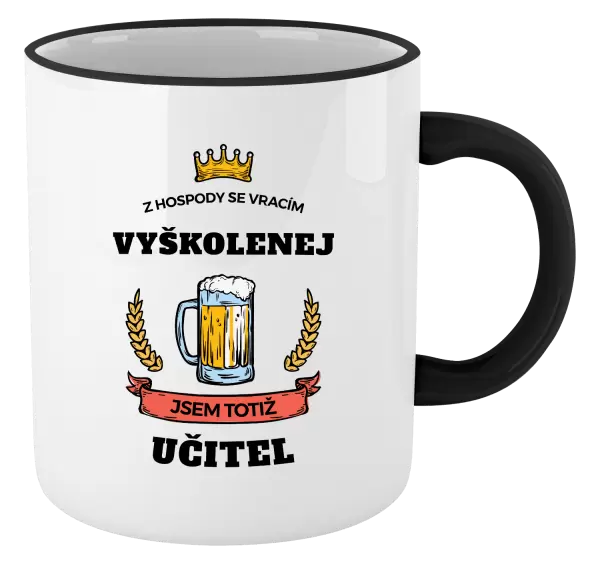 Hrnek Z hospody se vracím - Učitel