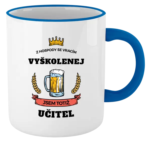 Hrnek Z hospody se vracím - Učitel