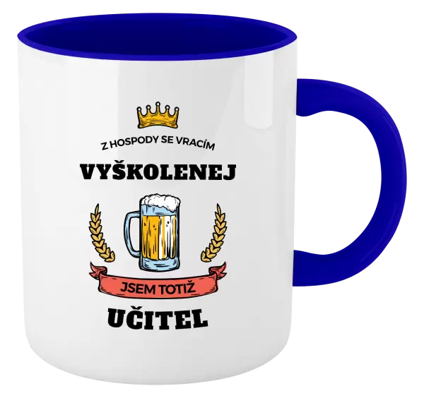 Hrnek Z hospody se vracím - Učitel