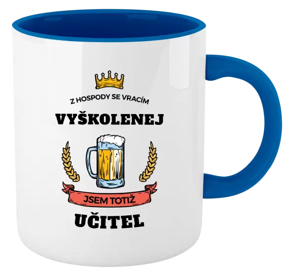 Hrnek Z hospody se vracím - Učitel