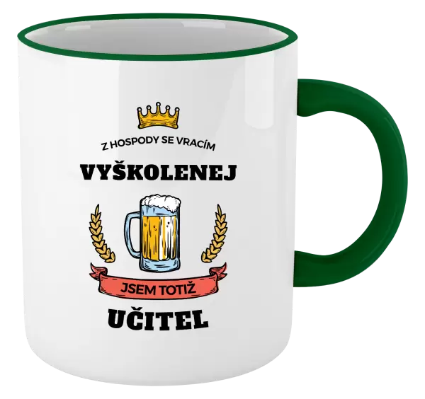 Hrnek Z hospody se vracím - Učitel