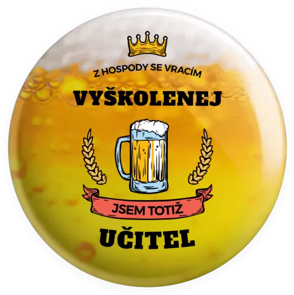 Placka Z hospody se vracím - Učitel