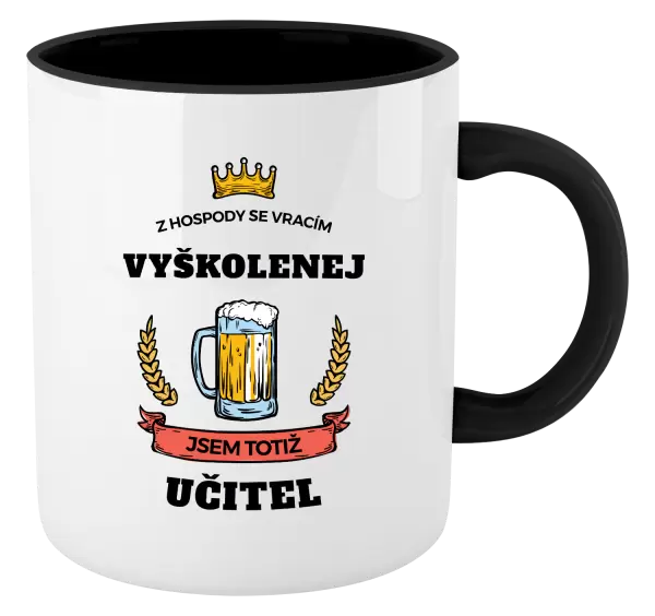 Hrnek Z hospody se vracím - Učitel