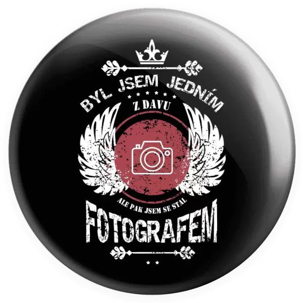 Placka Byl jsem jedním z davu, ale pak jsem se stal fotografem